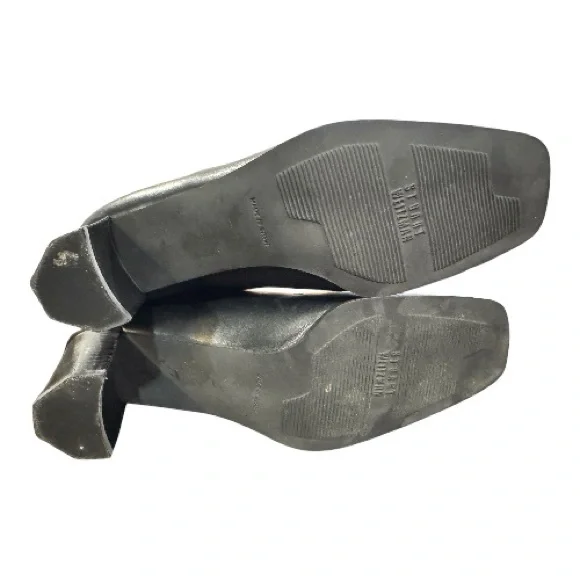 STUART WEITZMAN very soft black leather boots, size 8 - Picture 5 of 12